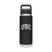 USC Trojans Yeti Black Arch 26oz Rambler with Chug Cap